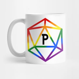 Pansexual Pride Rainbow Dice Mug